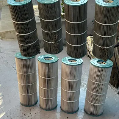 Filter Cleaning - Atlantis Pools service